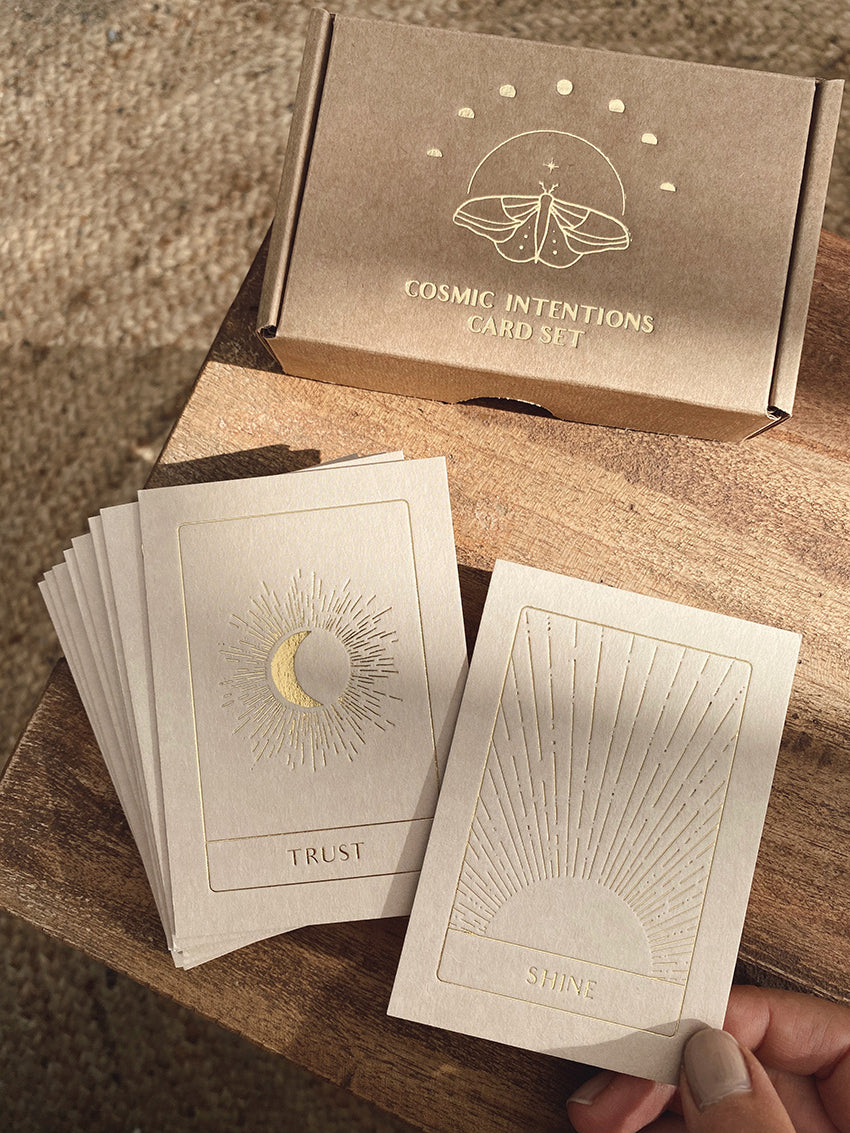 Cosmic Intentions Set 18 Karten Gold Edition Anna Cosma