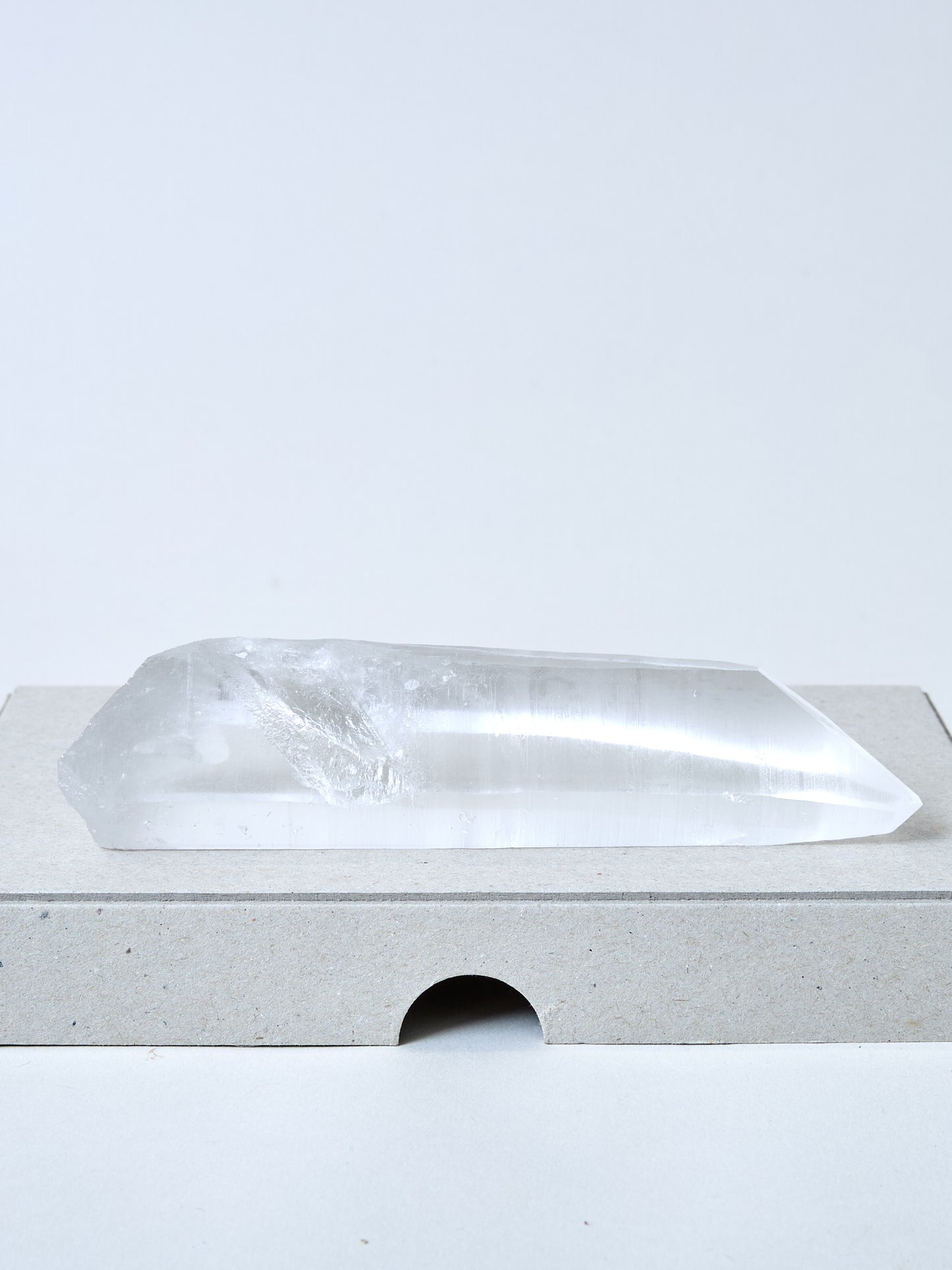 Lemurian Bergkristall Spitze Einzelstück