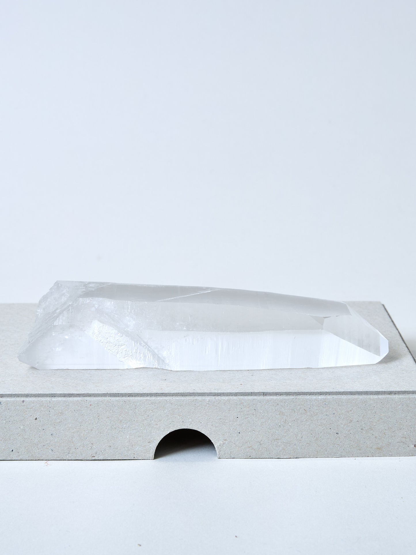 Lemurian Bergkristall Spitze Einzelstück