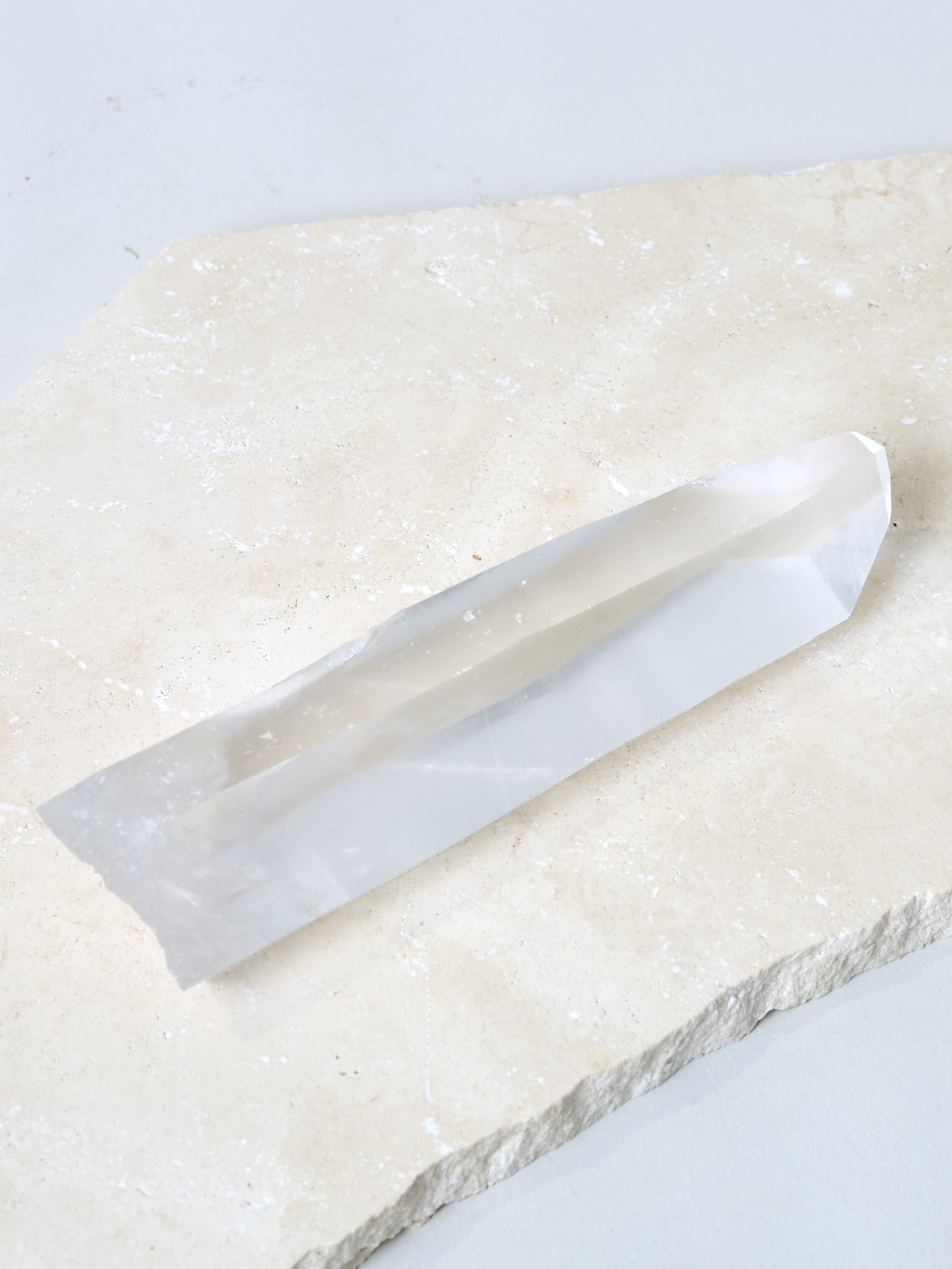 Lemurian Bergkristall Spitze Einzelstück