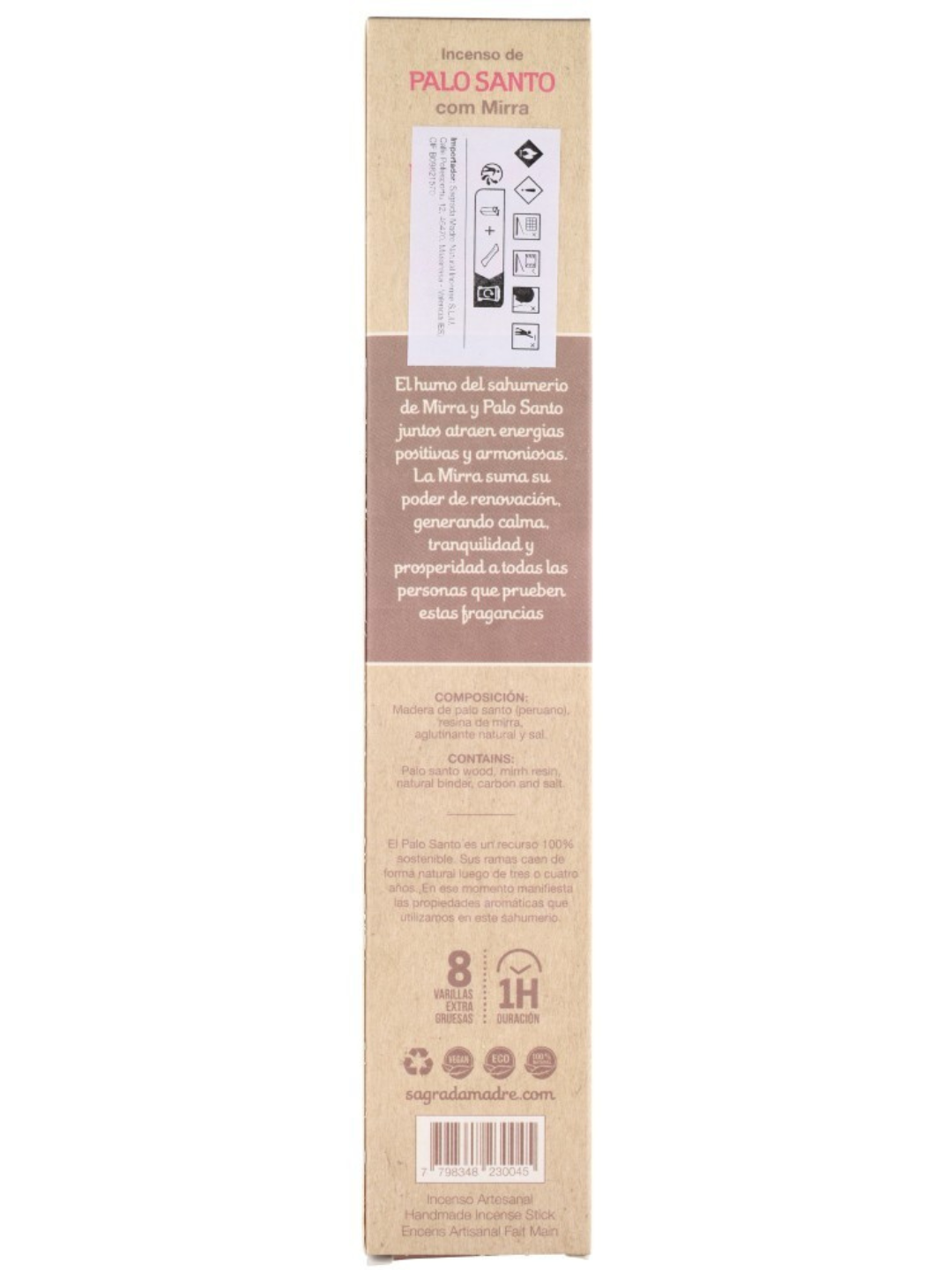 Palo Santo Myrrhe Räucherstäbchen