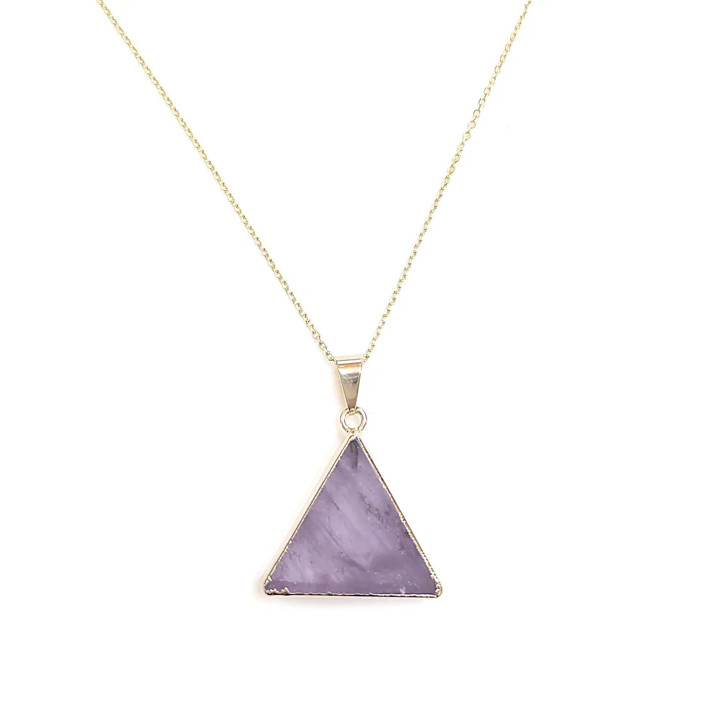Amethyst Kette vergoldet