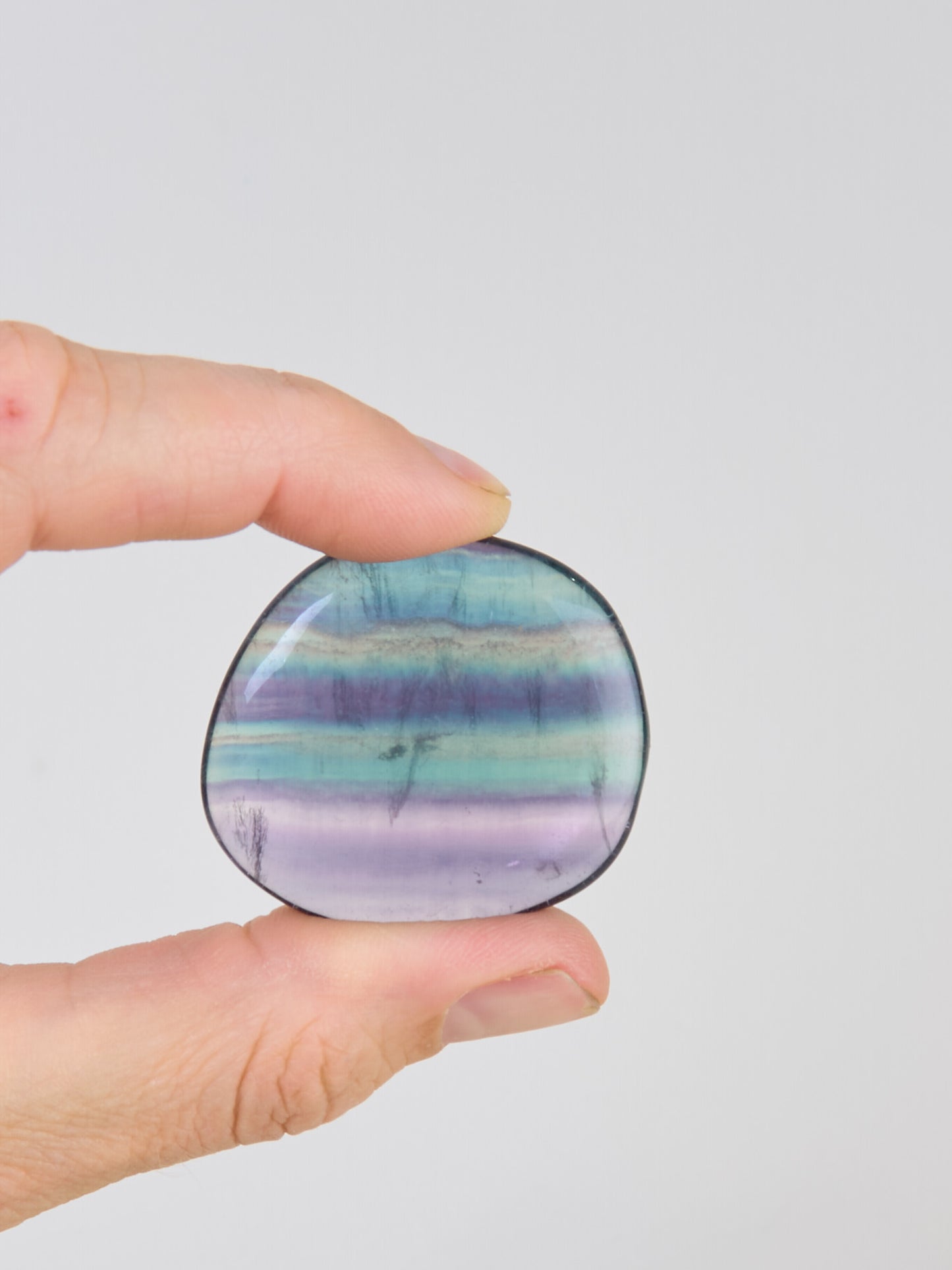 Regenbogen Fluorit Handschmeichler