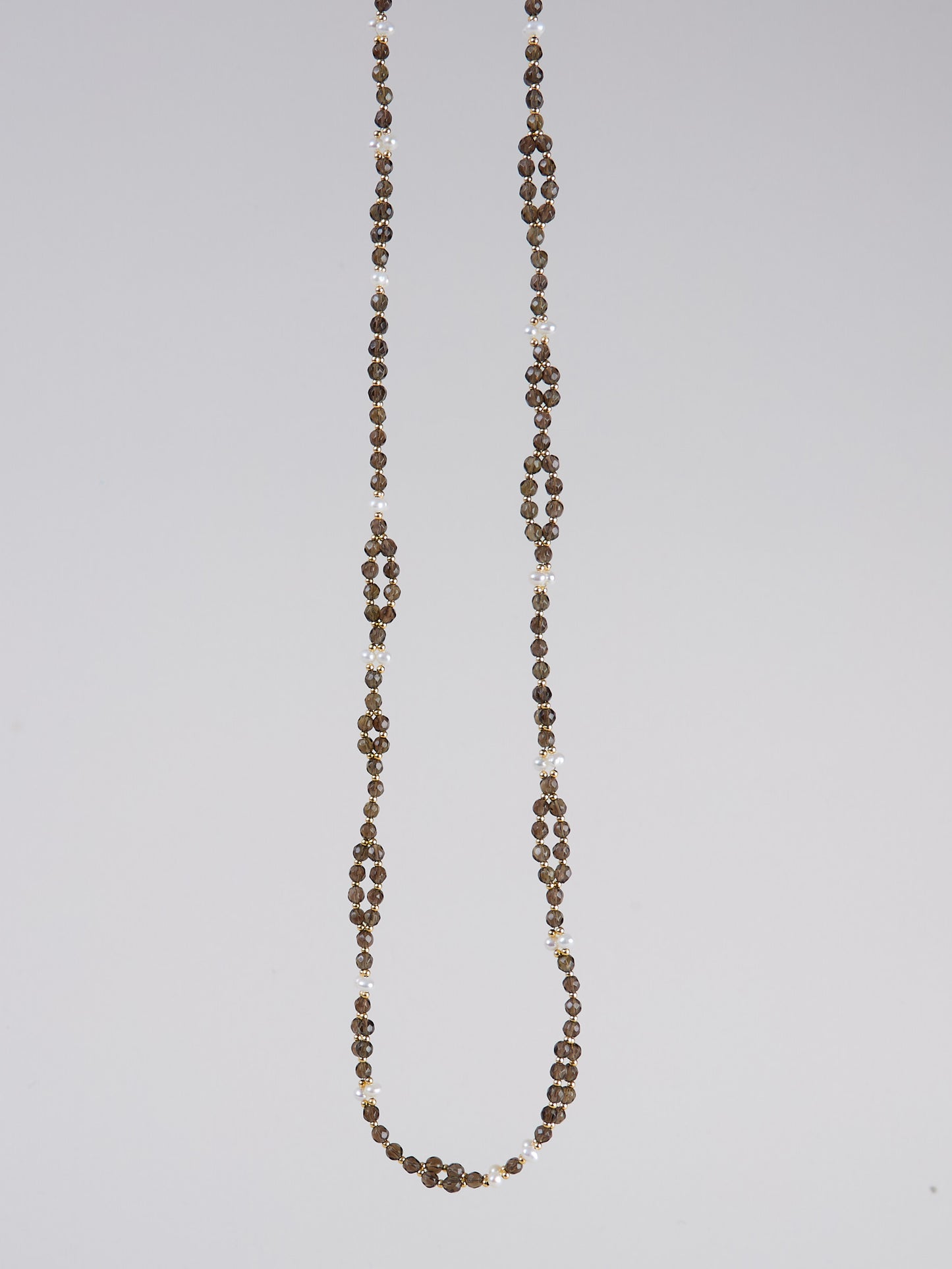 Tantric Necklace Rauchquarz Perle