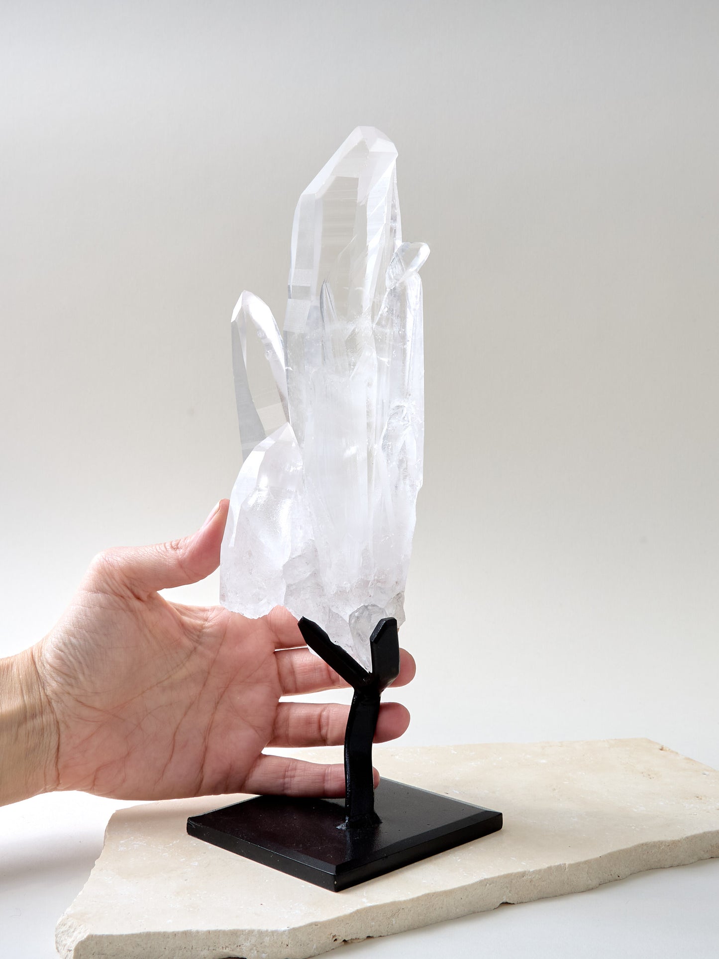 Lemurian Bergkristall Spitze