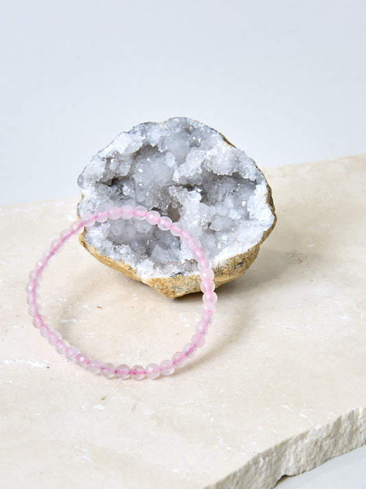 Rosenquarz Armband