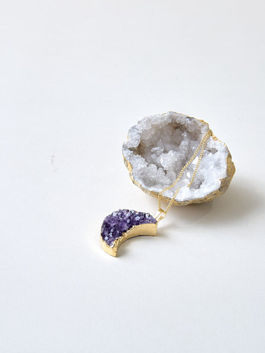 Amethyst Mond Kette