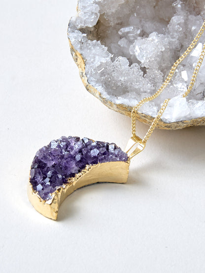 Amethyst Mond Kette