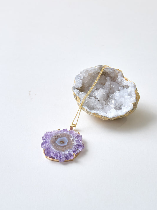 Amethyst Stalaktit Kette