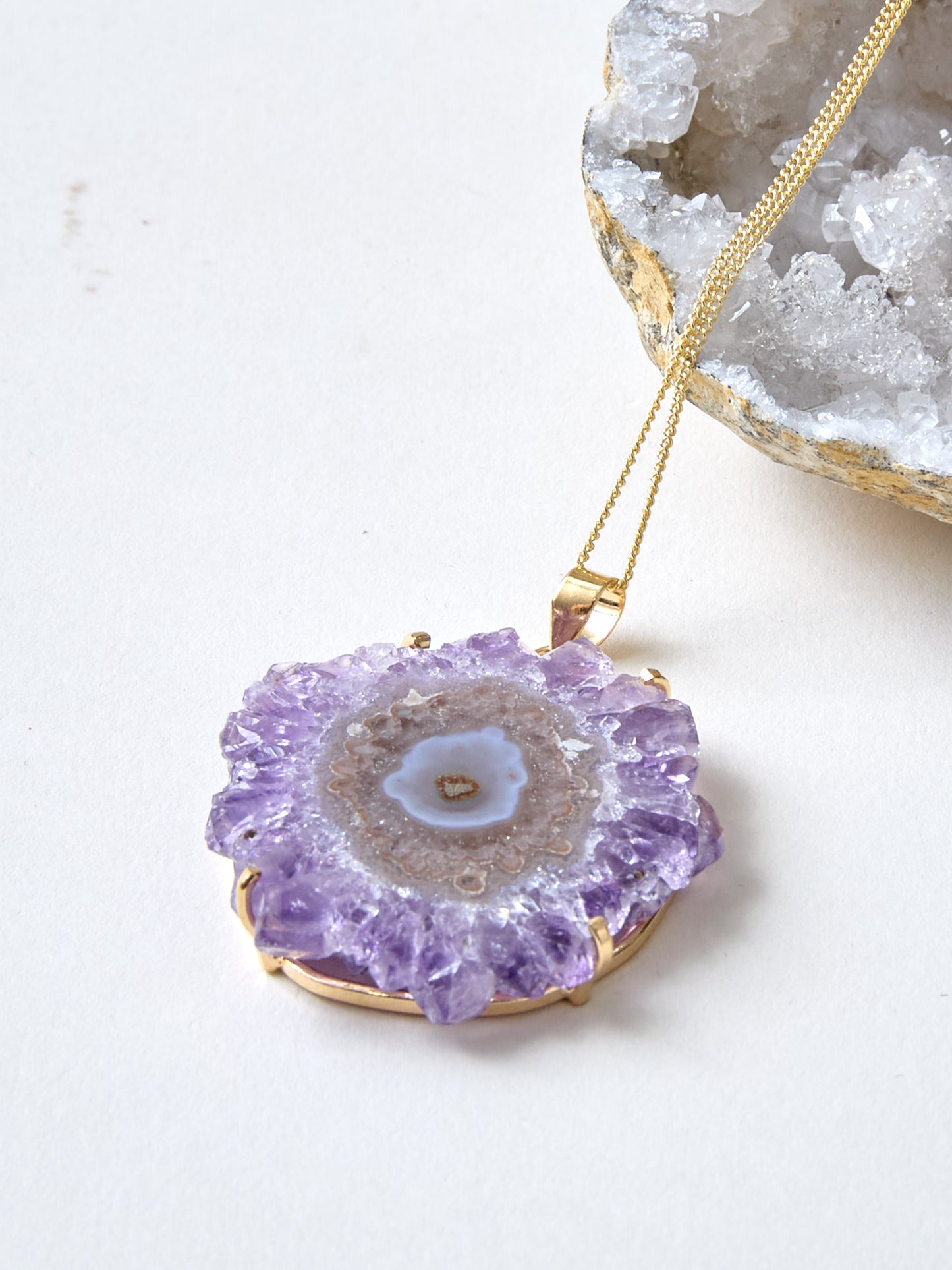 Amethyst Stalaktit Kette