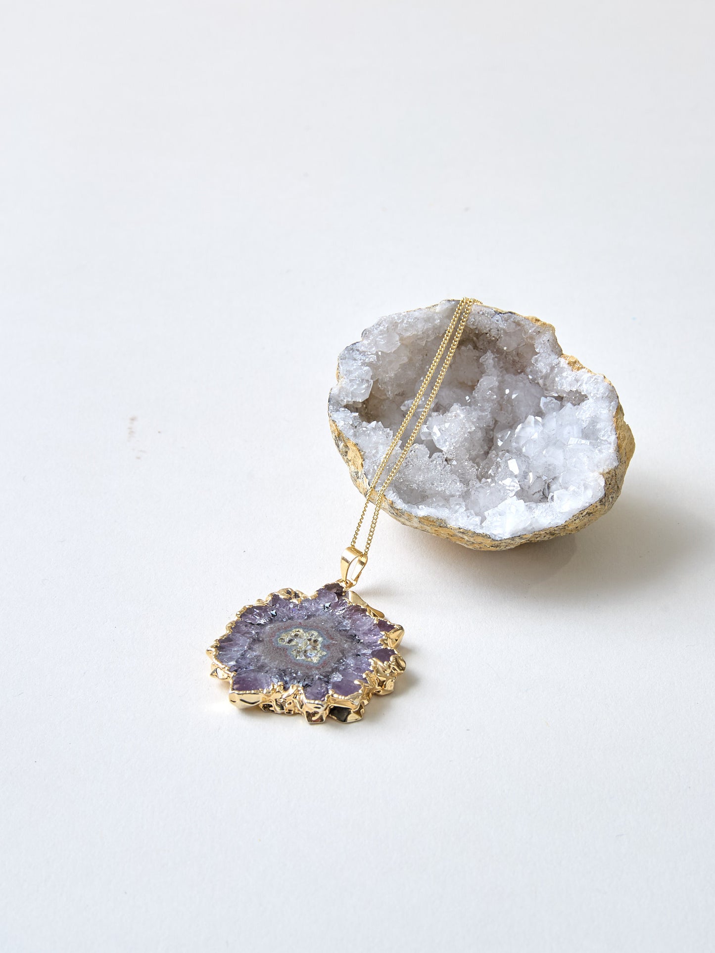 Amethyst Stalaktit Kette