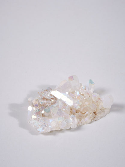 Angel Aura Stufe M Bergkristall mit Silicium bedampft