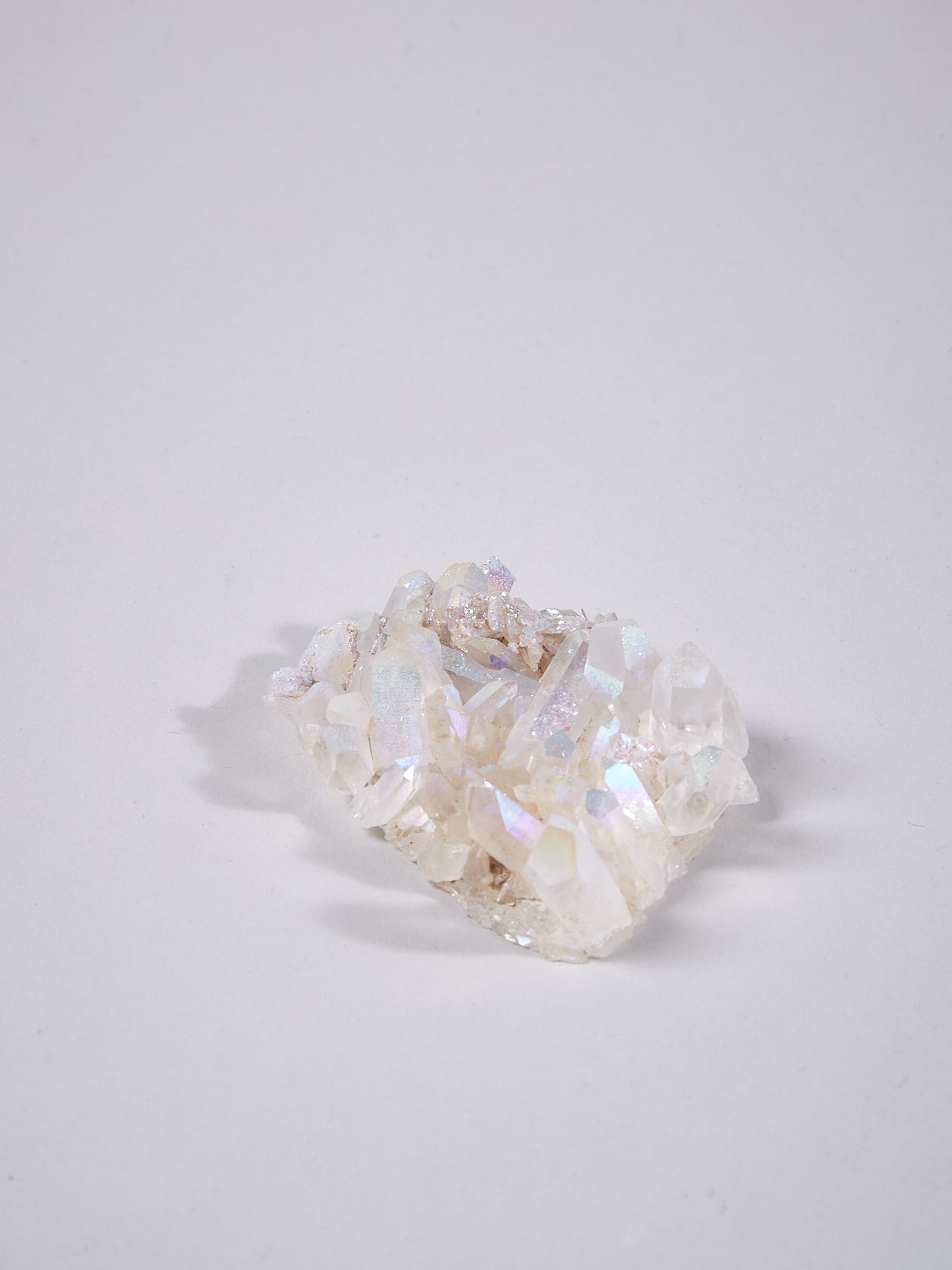 Angel Aura Stufe M Bergkristall mit Silicium bedampft