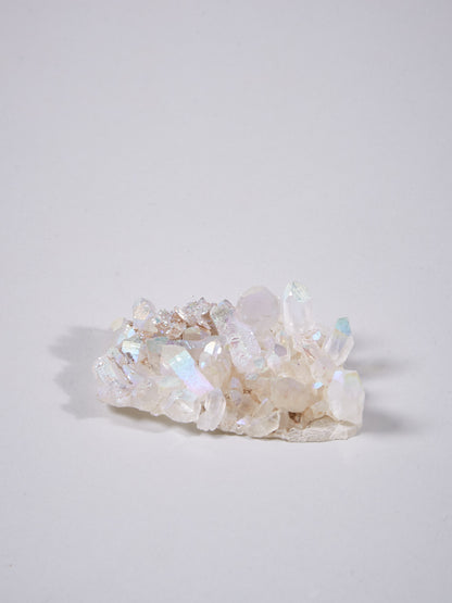 Angel Aura Stufe M Bergkristall mit Silicium bedampft