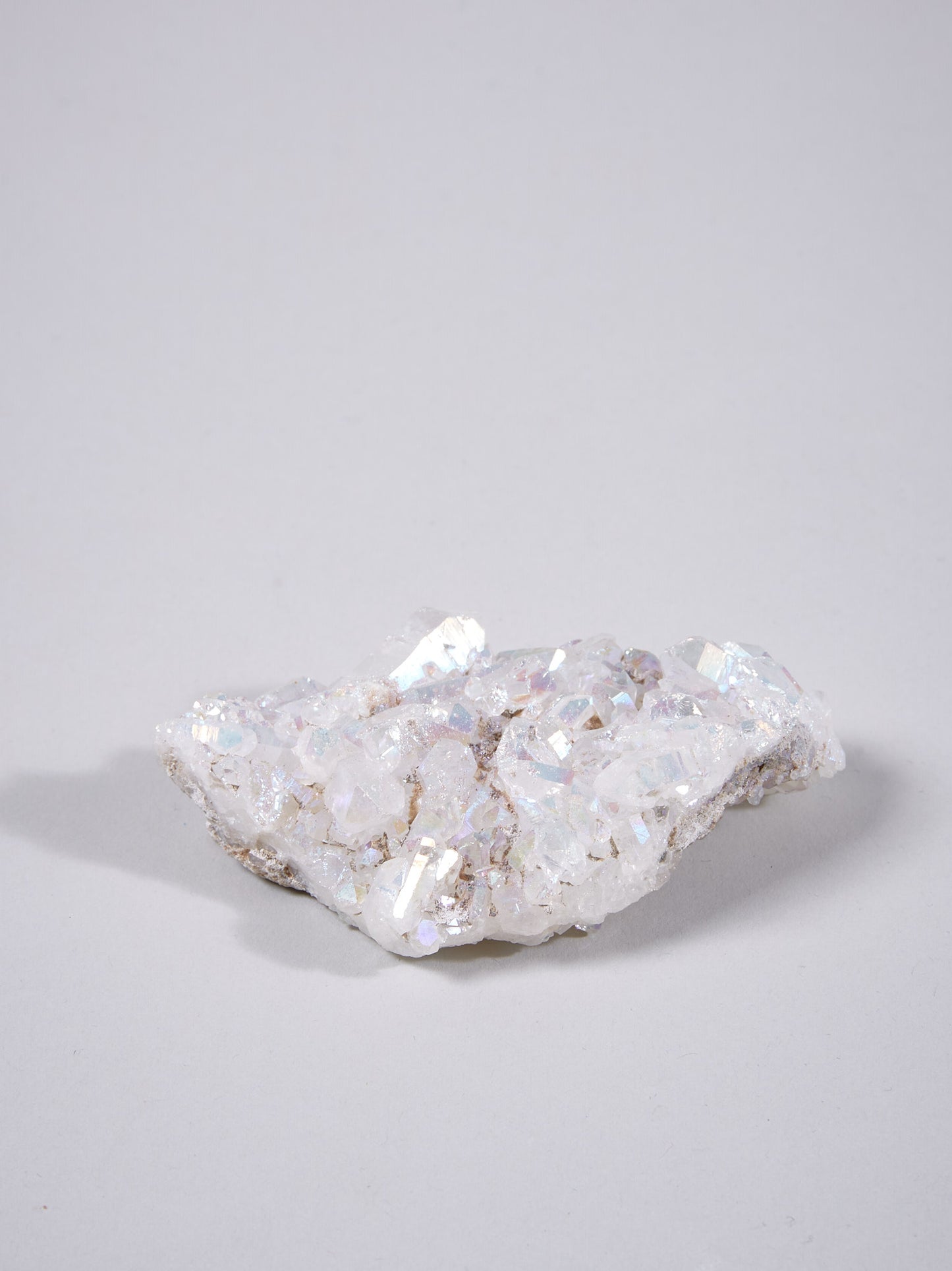 Angel Aura Stufe M Bergkristall mit Silicium bedampft