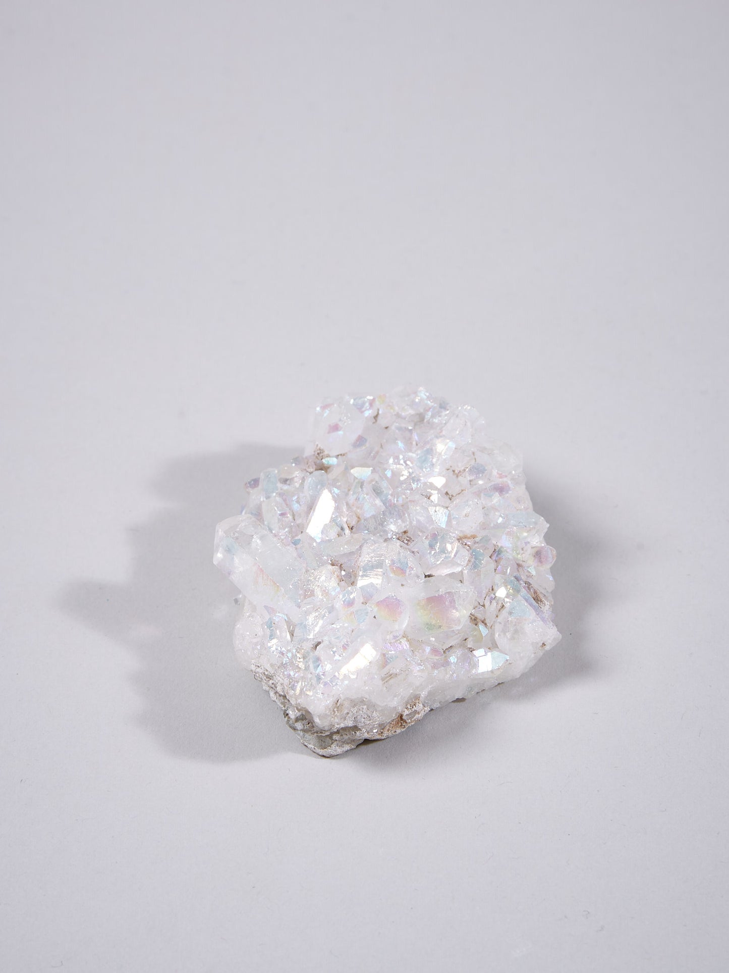 Angel Aura Stufe M Bergkristall mit Silicium bedampft