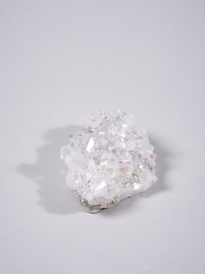 Angel Aura Stufe M Bergkristall mit Silicium bedampft