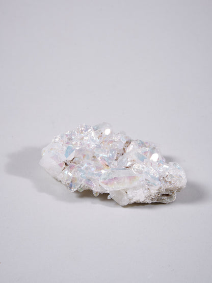 Angel Aura Stufe M Bergkristall mit Silicium bedampft