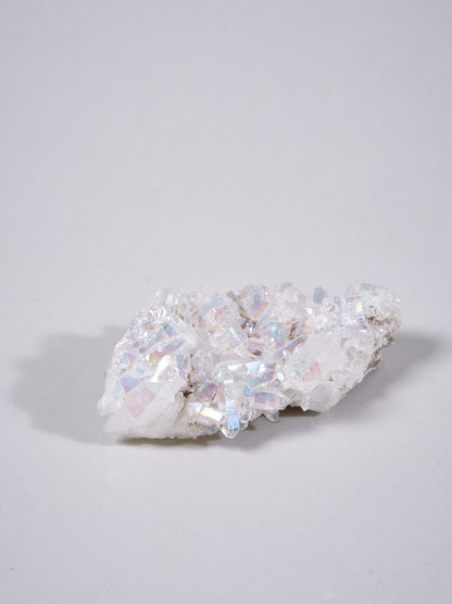 Angel Aura Stufe M Bergkristall mit Silicium bedampft