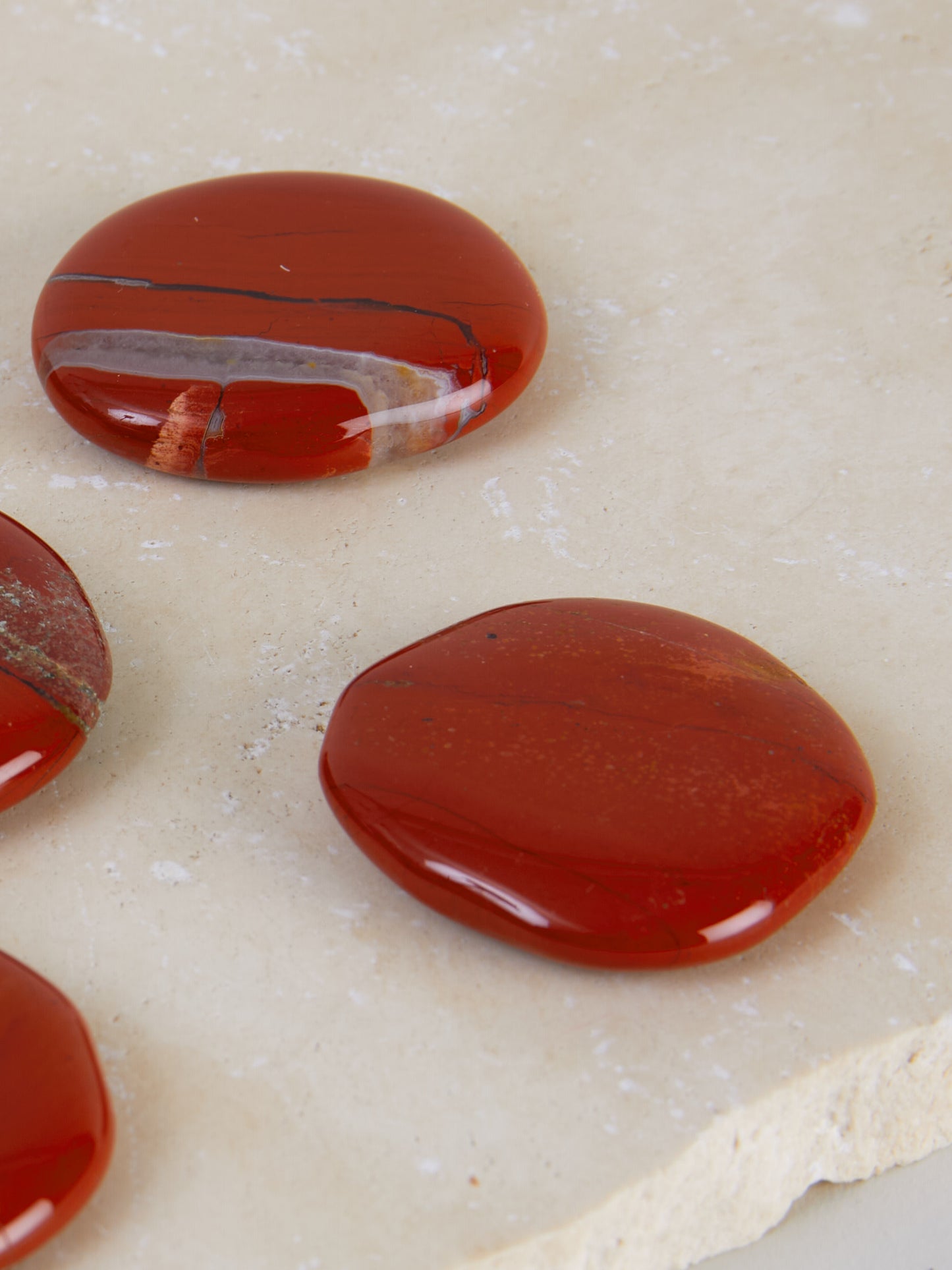 Jaspis rot Handschmeichler