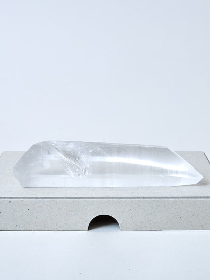 Lemurian Bergkristall Spitze Einzelstück