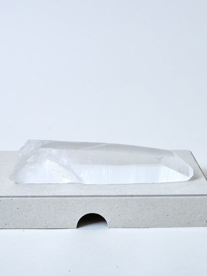 Lemurian Bergkristall Spitze Einzelstück