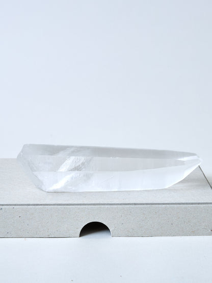 Lemurian Bergkristall Spitze Einzelstück