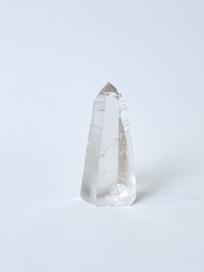 Lemurian Bergkristall Spitze Stand-Up