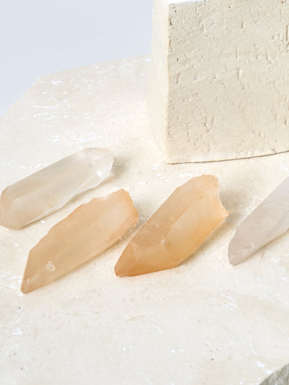 Gold-Lemurian Bergkristall Spitze