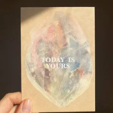 Today is yours Postkarte