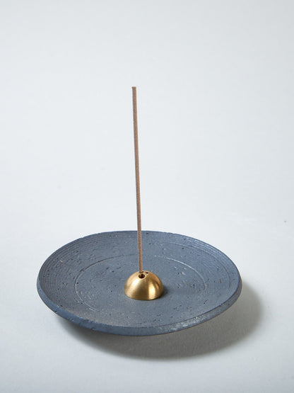 Black Volcanic Räucherstäbchenhalter