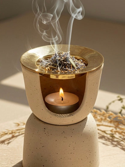 Räucher Stövchen Sand