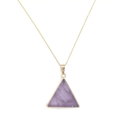 Amethyst Kette vergoldet