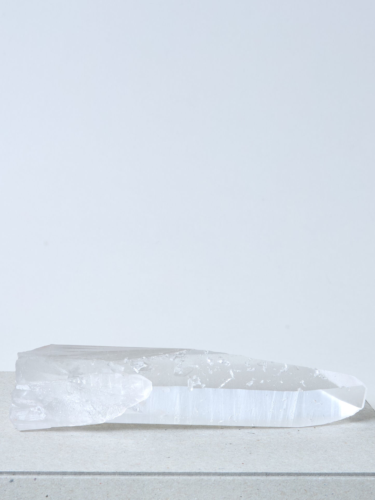 Lemurian Bergkristall-Aggregate Spitze