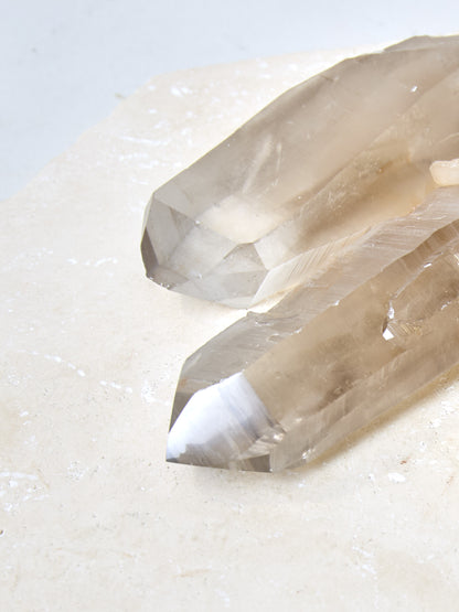 Lemurian Rauchquarz Spitze