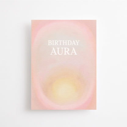 Birthday Aura Postkarte