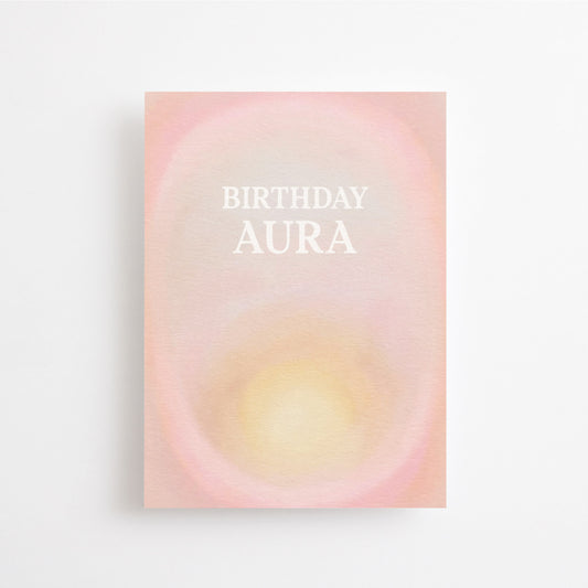Birthday Aura Postkarte