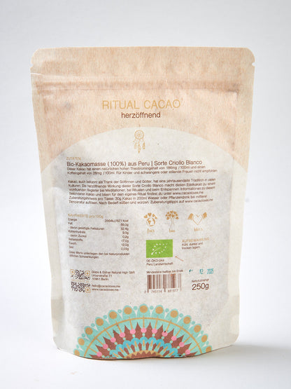 Cacao Loves Me Ritual Cacao Heart (Blanco)