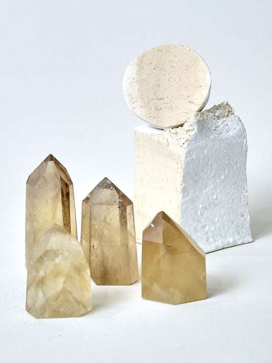 Smokey Citrin Spitze