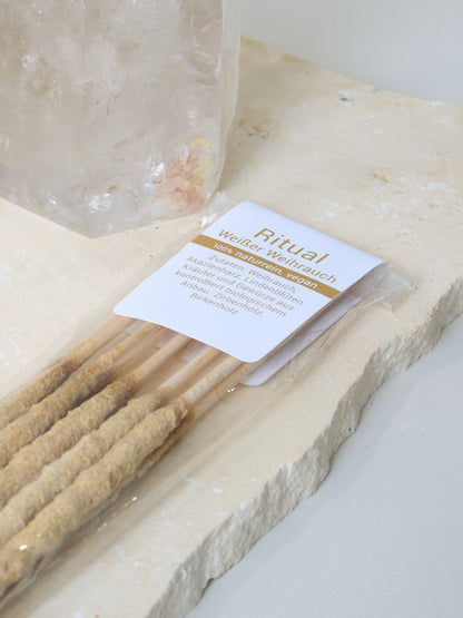 Ritual Räucherstäbchen Weißer Weihrauch